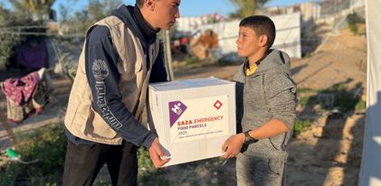 طرود غذائية لعائلات غزة - ضاعف تبرعك