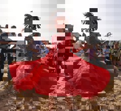 حفلة العيد في غزة