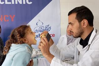 العيادة المتنقلة طوارئ غزة