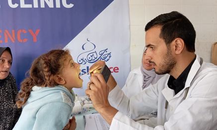 مشروع العيادة المتنقلة في غزة