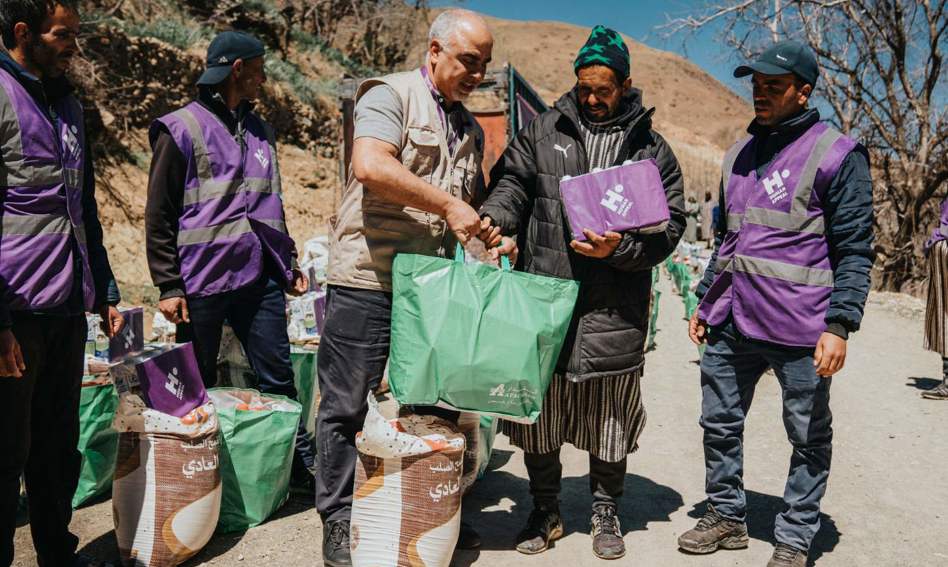 نداء طوارئ زلزال المغرب