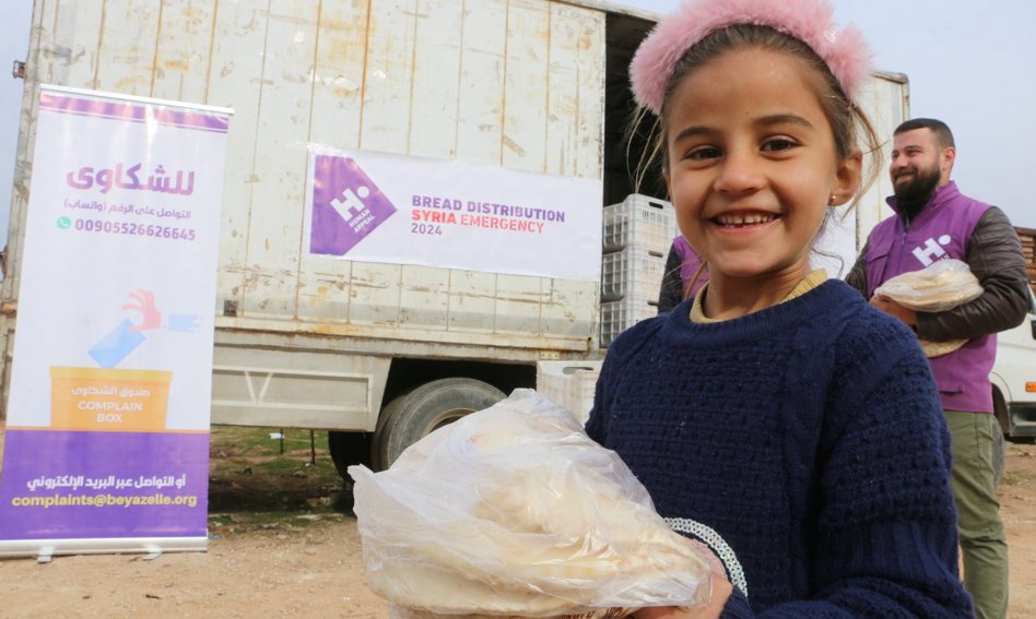 خبز للاجئين السوريين في لبنان