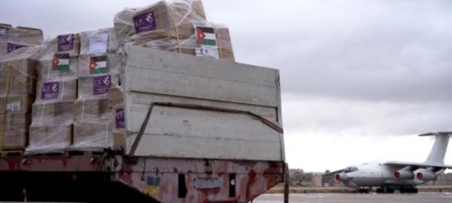 هيومان أبيل والهيئة الخيرية الأردنية الهاشمية ترسلان طائرة مساعدات إلى غزة