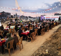 الإفطار الكبير في غزة