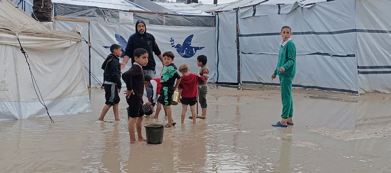 المأوى والشتاء: حماية العائلات وسط العراء