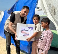 طرود غذائية لغزة 