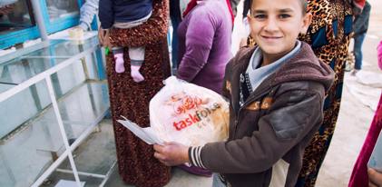 خبز للاجئين السوريين في العراق