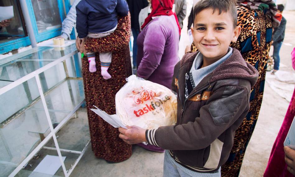 خبز للاجئين السوريين في العراق