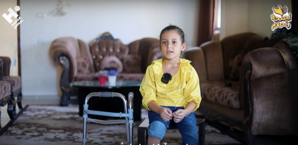 آية.. أمل في المشي من جديد